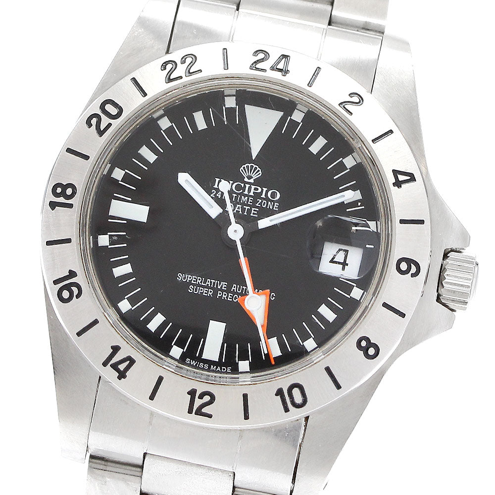 INCIPIO EX2 type 1655 GMT black Dial Automatic Men's Watch_914883