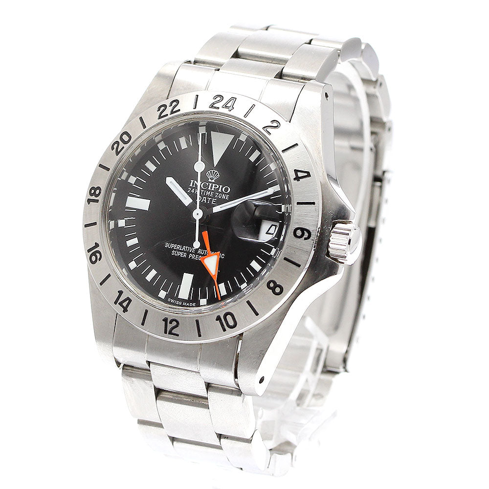 INCIPIO EX2 type 1655 GMT black Dial Automatic Men's Watch_914883