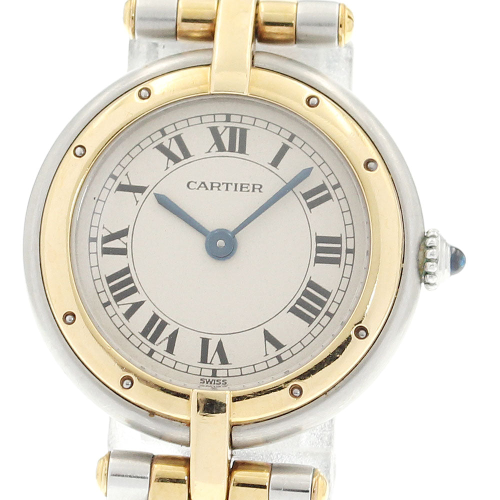 CARTIER PANTHERESM 84084242 Round 2 row beige Dial Quartz Ladies Watch_914888