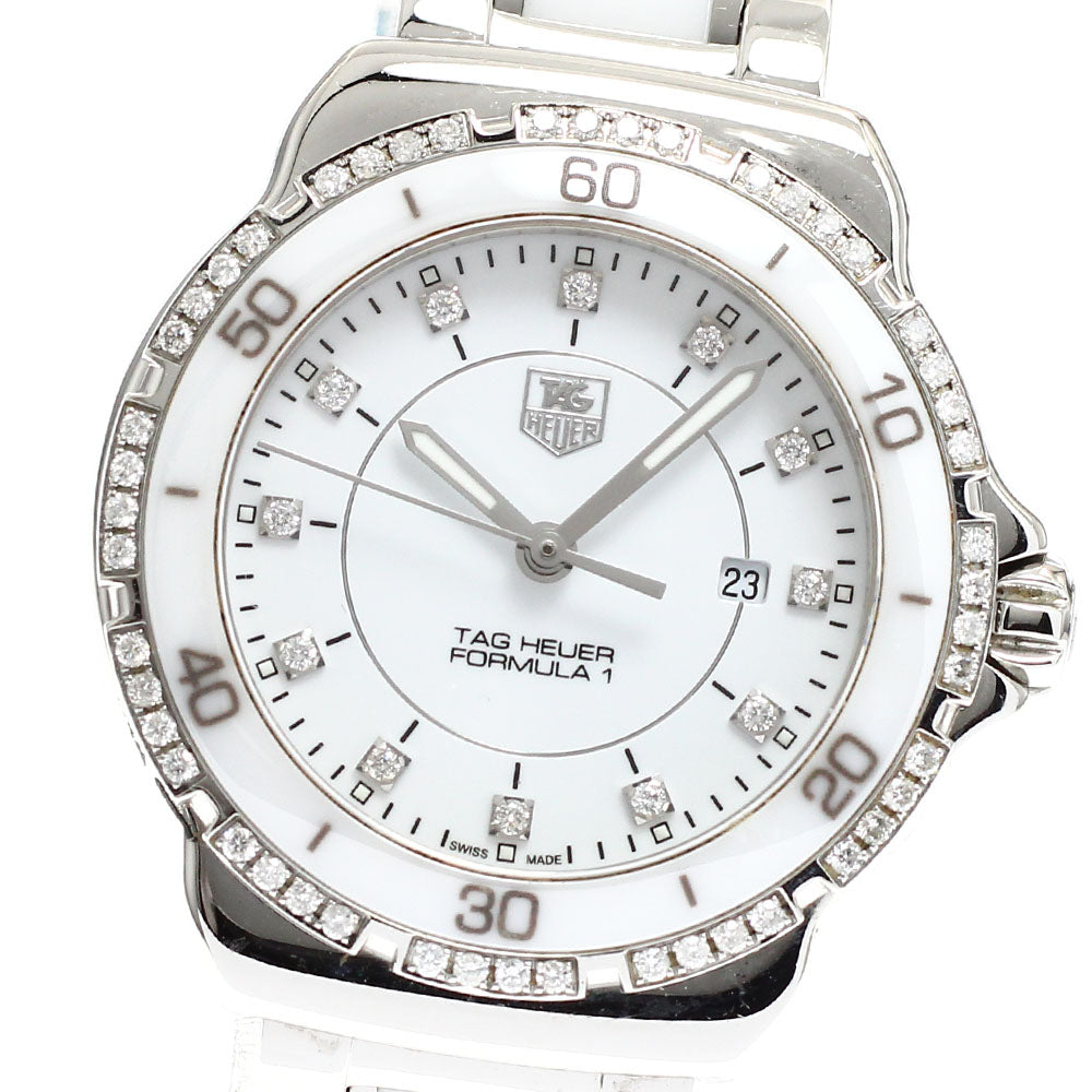 TAG HEUER Formula 1 WAH1313 12P diamond bezel Quartz Ladies Watch_914889