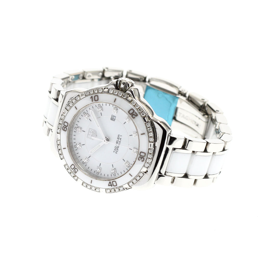 TAG HEUER Formula 1 WAH1313 12P diamond bezel Quartz Ladies Watch_914889