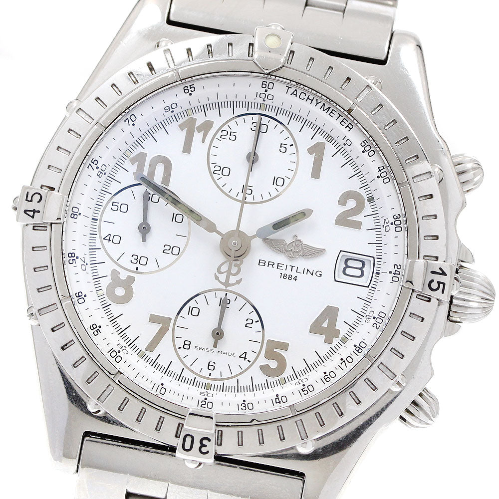 BREITLING Chronomat A13050.1 Chronograph white Dial Automatic Men's Watch_914898