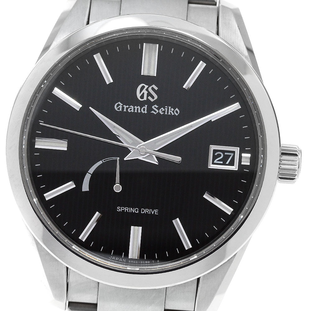 SEIKO Grand Seiko 9R65-0CJ0/SBGA349 black Dial Spring drive Men's Watch_914926