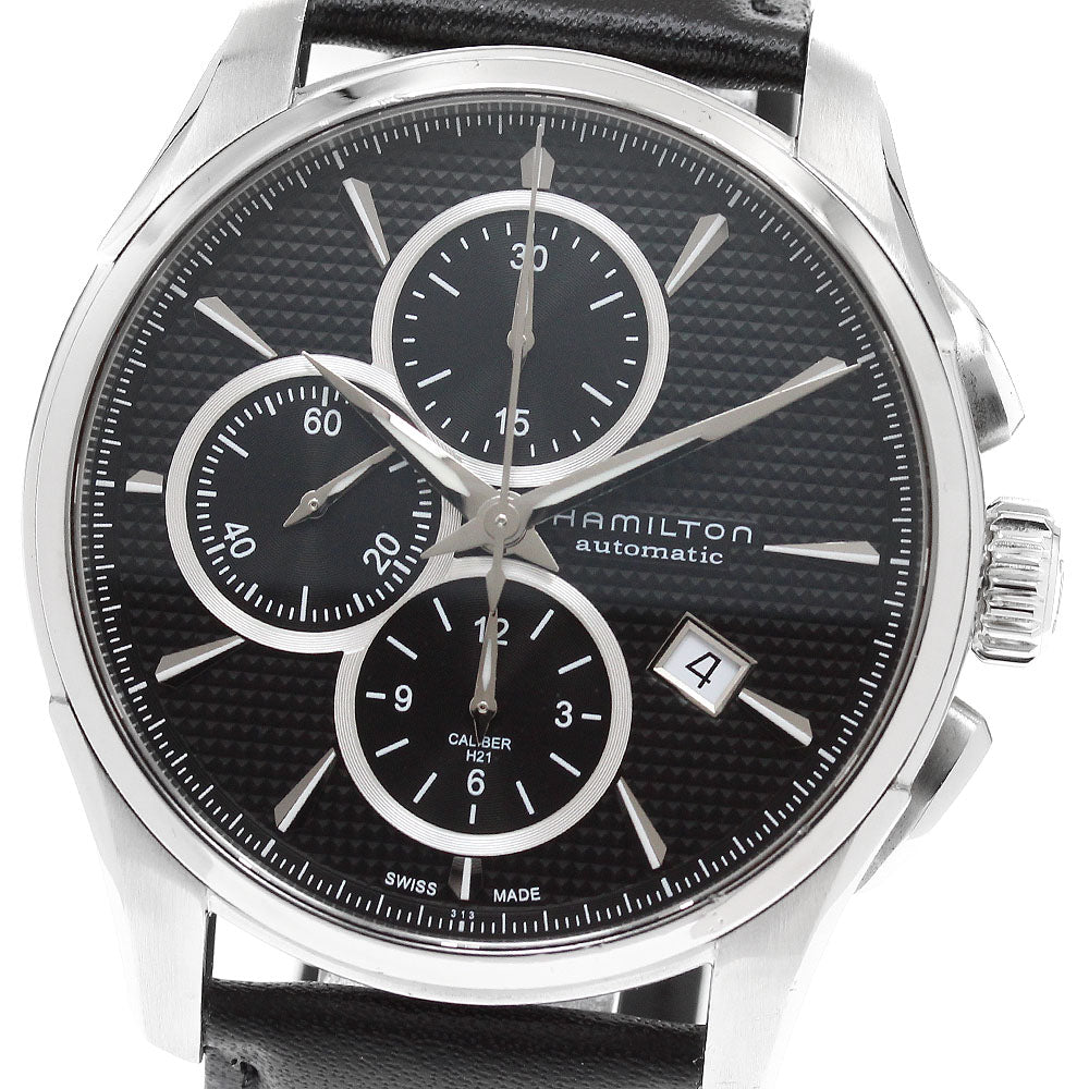 HAMILTON Jazz master H325960 Chronograph Black Dial Automatic Men's Watch_914928