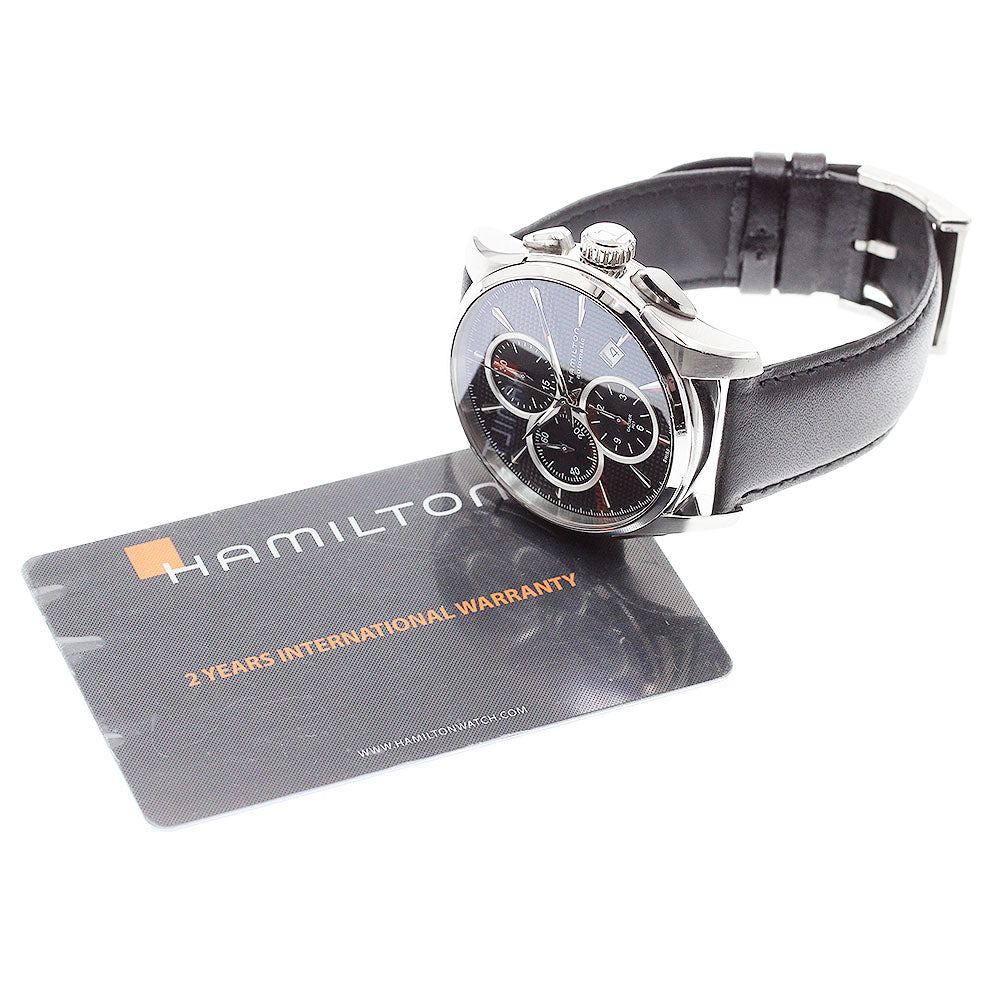 HAMILTON Jazz master H325960 Chronograph Black Dial Automatic Men's Watch_914928