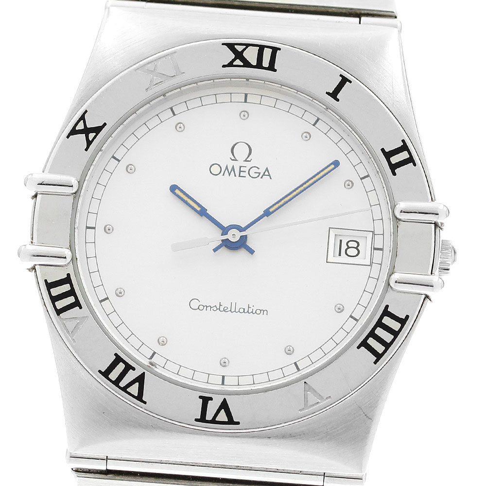 OMEGA Constellation Date Silver Dial Quartz Men's Watch_914931