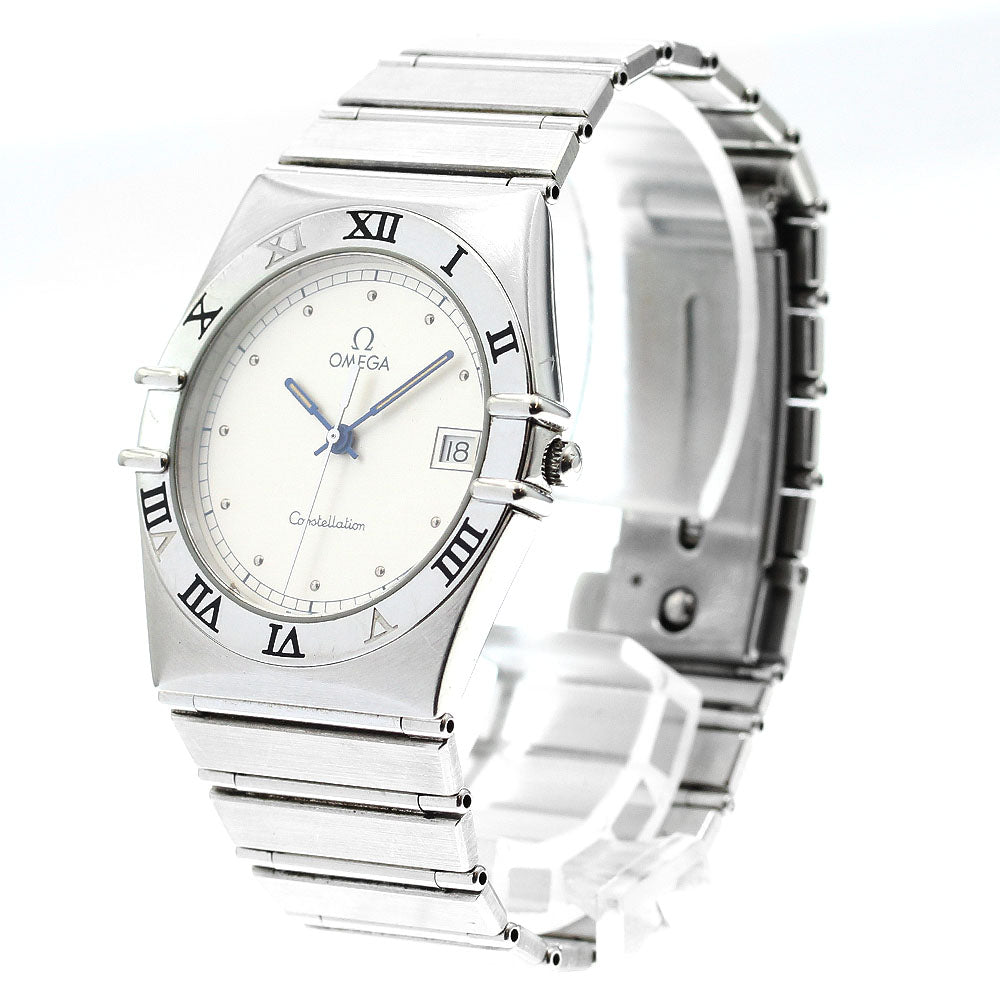 OMEGA Constellation Date Silver Dial Quartz Men's Watch_914931