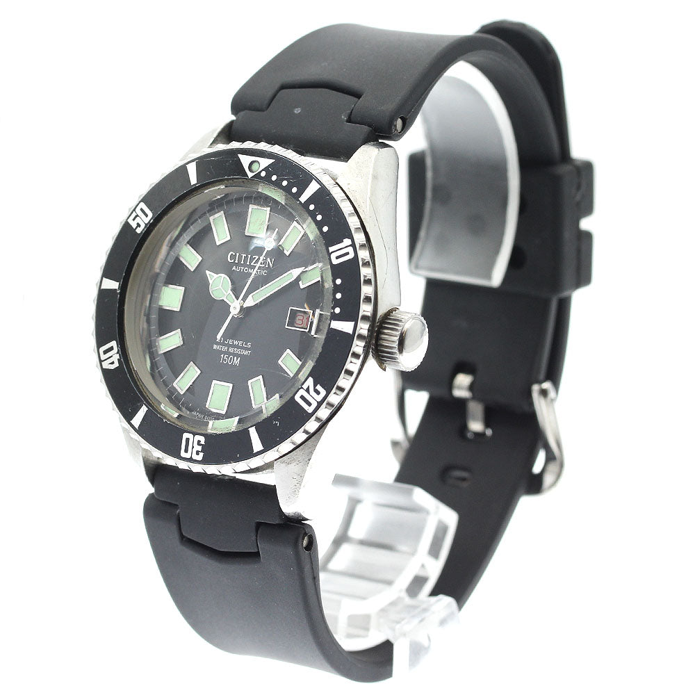 CITIZEN Challenge diver 4-600851Y Red calendar Automatic Men's Watch_914936