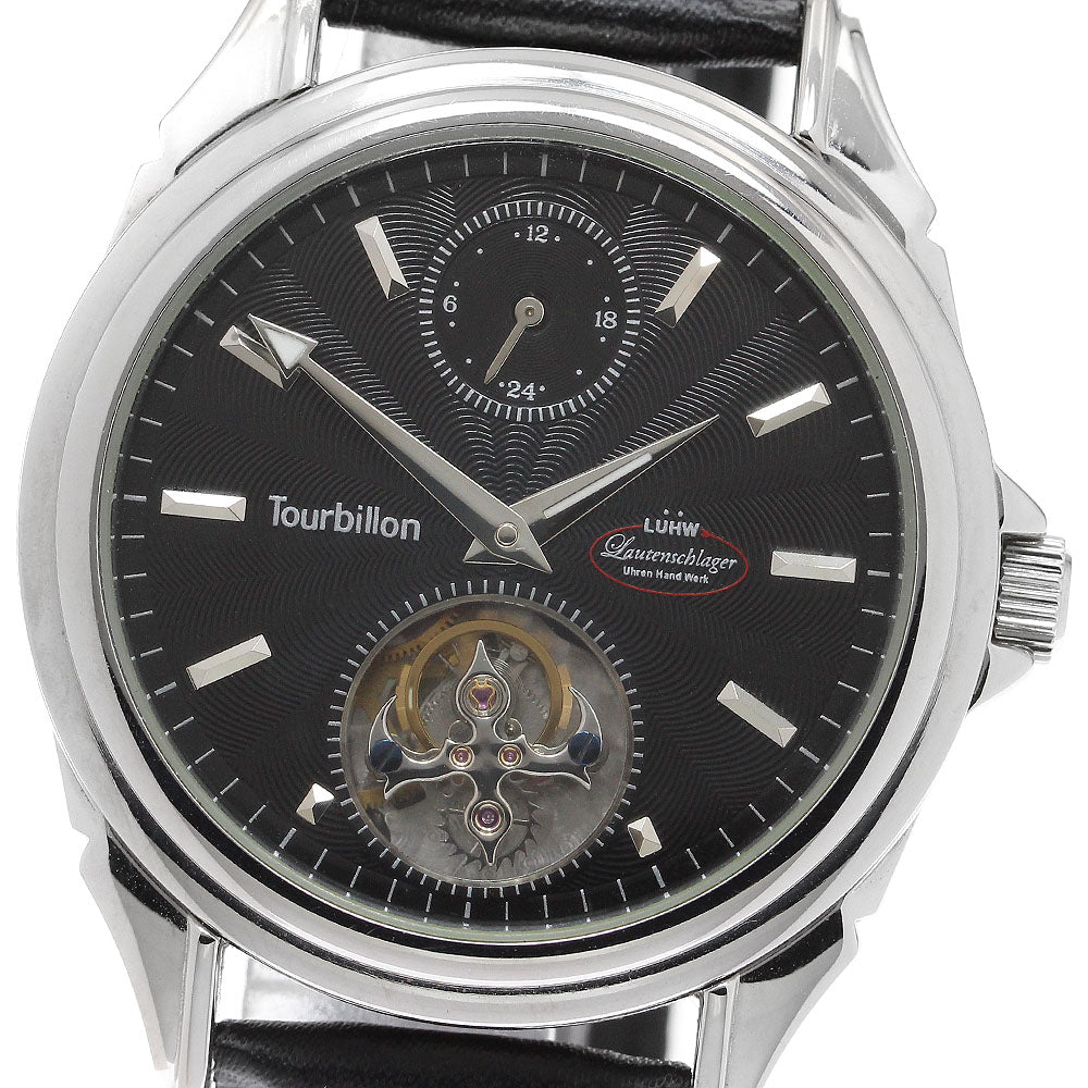 Lautenschlager LUHW Tourbillon black Dial Hand Winding Men's Watch_914957