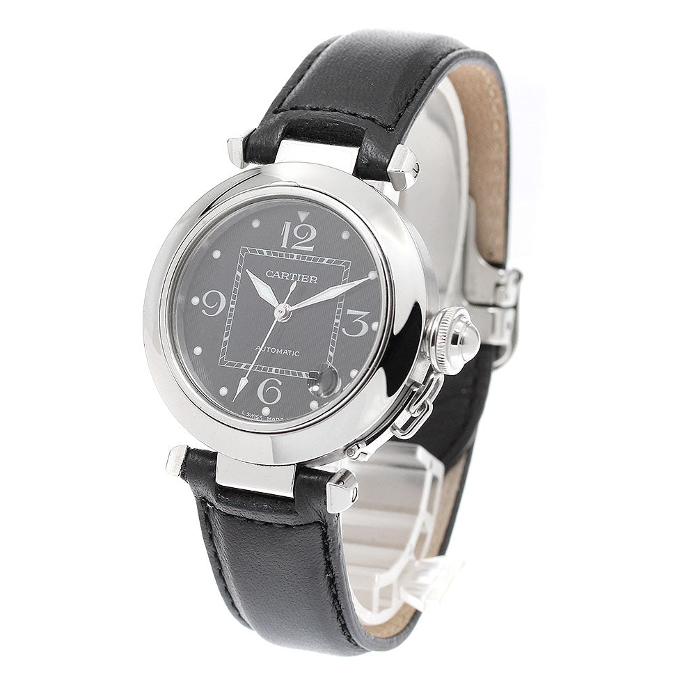 CARTIER Pasha C W3106099 Date black Dial Automatic Boy's Watch_914976