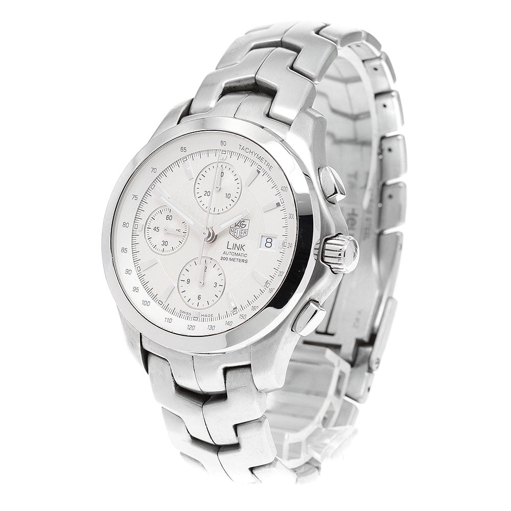TAG HEUER Link CJF2111 Chronograph Silver Dial Automatic Men's Watch_915007