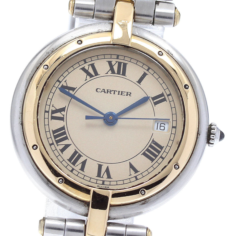 CARTIER PANTHERELM 83084241 Round 1 Low beige Dial Quartz Men's Watch_915010