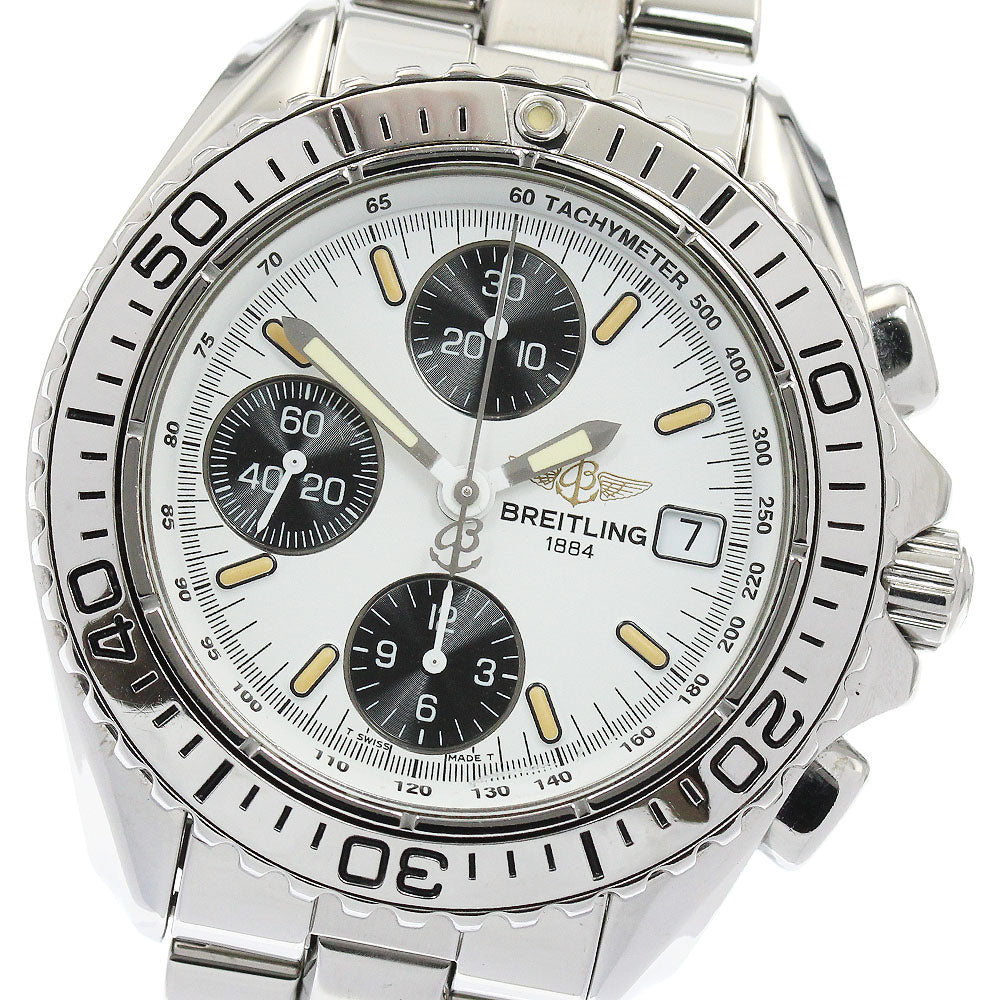 BREITLING Chrono Shark A13051 White / black Dial Automatic Men's Watch_915069