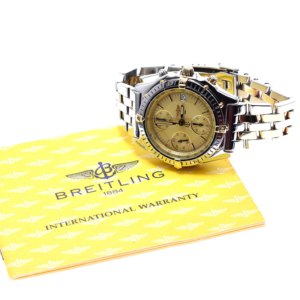 BREITLING Chronomat Bikoro B13050.1 Date gold Dial Automatic Men's Watch_915070