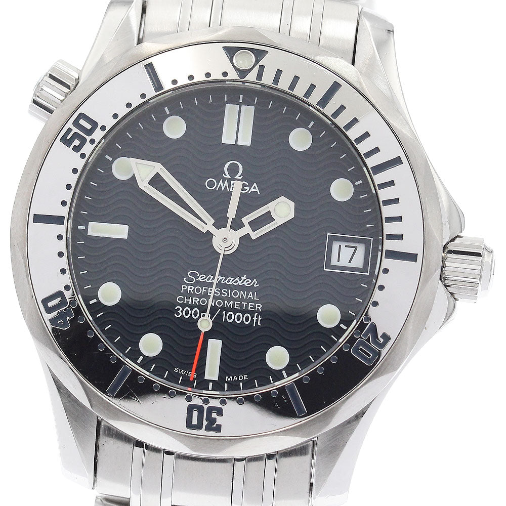 OMEGA Seamaster Diver 300M 2552.80 Date Navy Dial Automatic Boy's Watch_915072