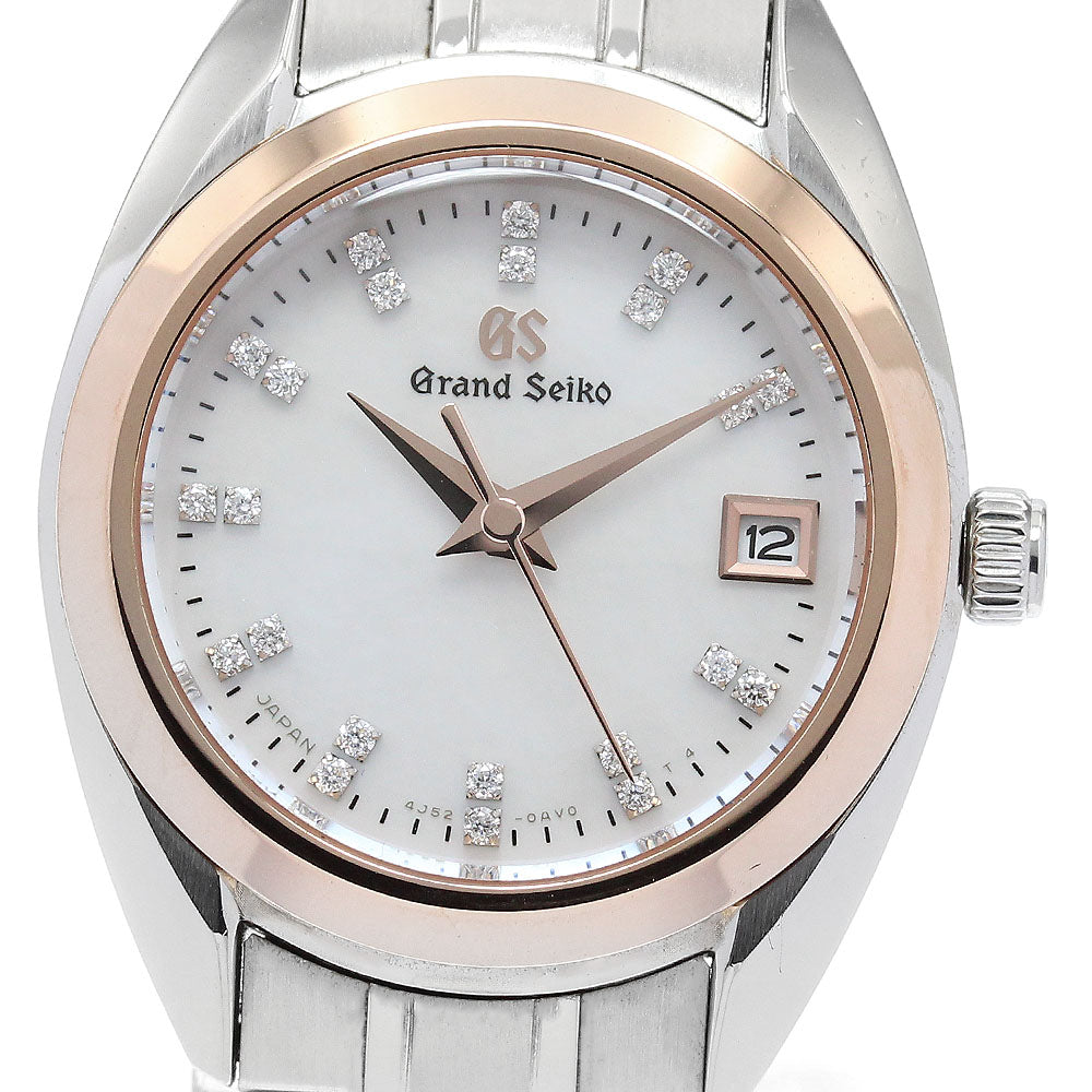 SEIKO Grand Seiko STGF286/4J52-0AC0 Diamond index shell dial date White shell Dial Quartz Ladies Watch_915088