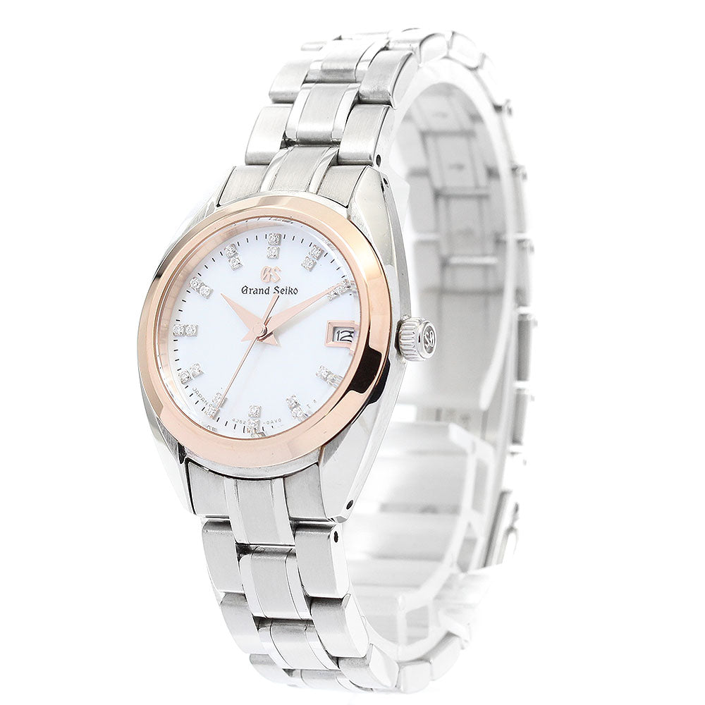 SEIKO Grand Seiko STGF286/4J52-0AC0 Diamond index shell dial date White shell Dial Quartz Ladies Watch_915088