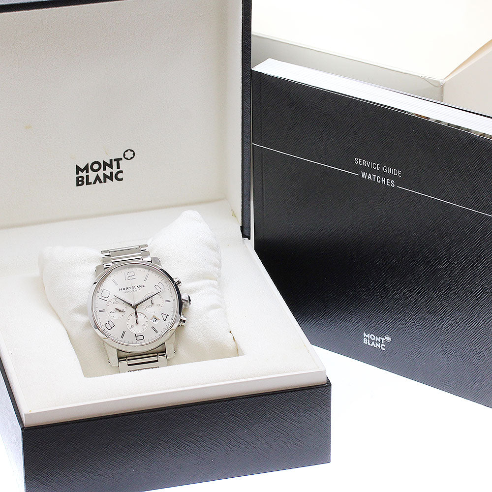 MONTBLANC Time walker 7141 Chronograph Date Silver Dial Automatic Men's_915096