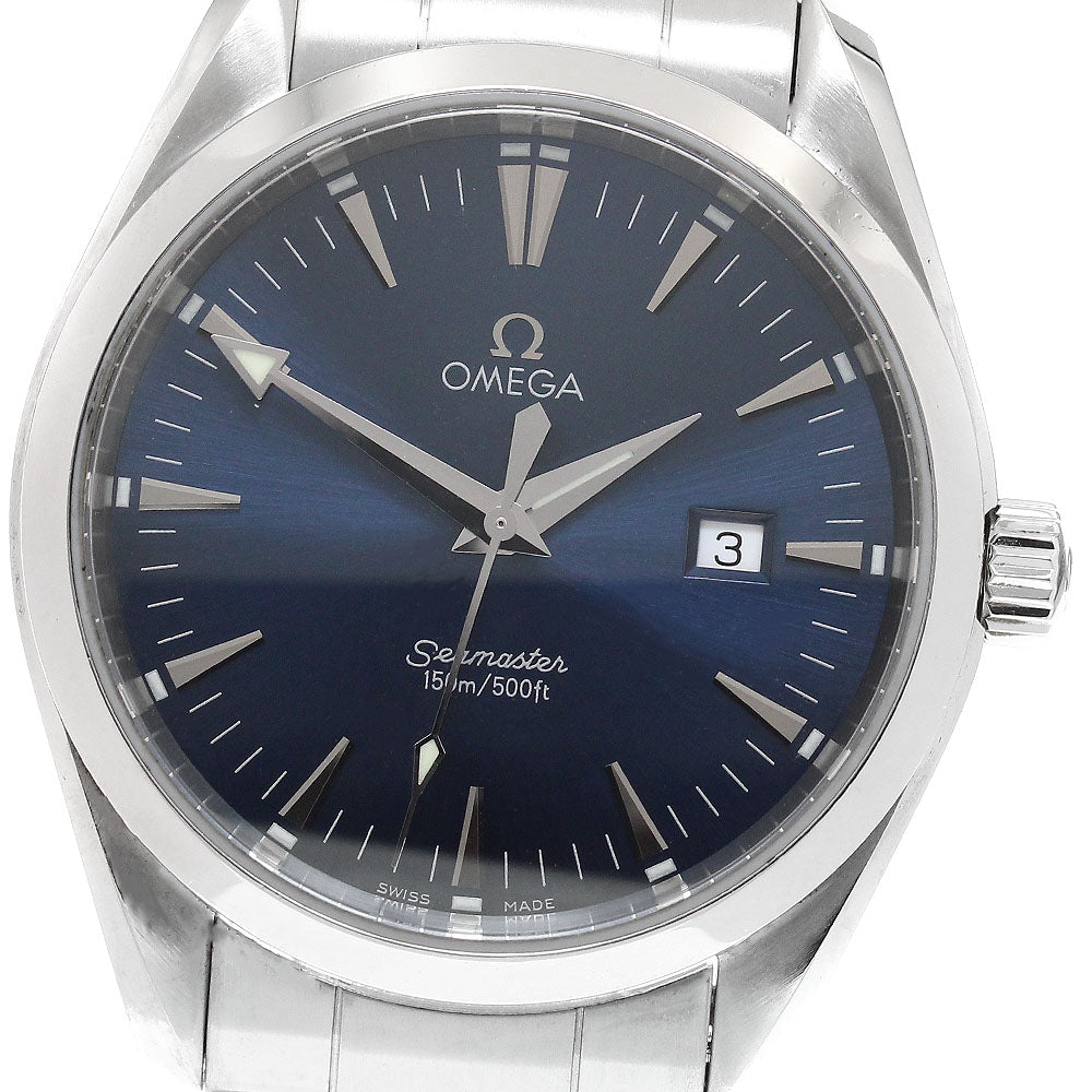 OMEGA Seamaster Aqua Terra 2517.80 Date Navy Dial Quartz Men's Watch_915129