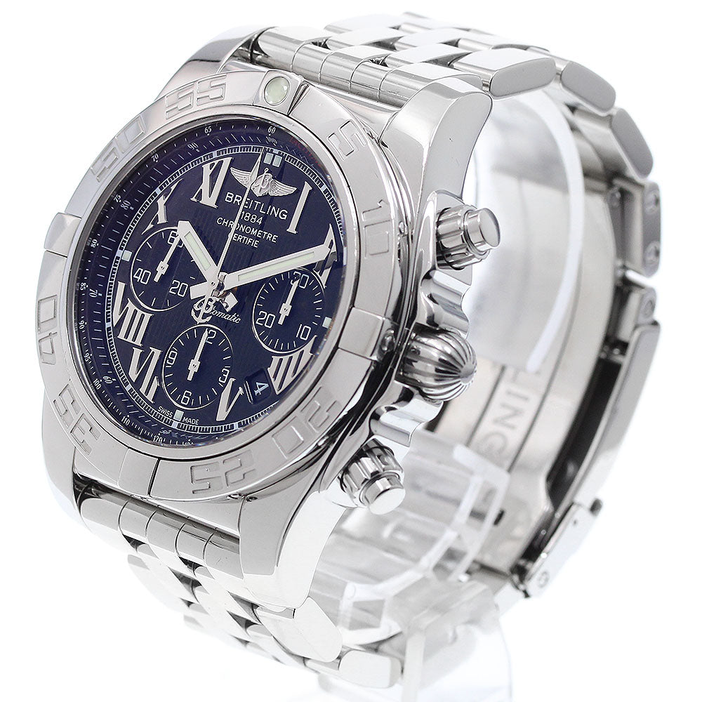 BREITLING Chronomat 44 AB0110 Chronograph black Dial Auto Men's Watch_915135