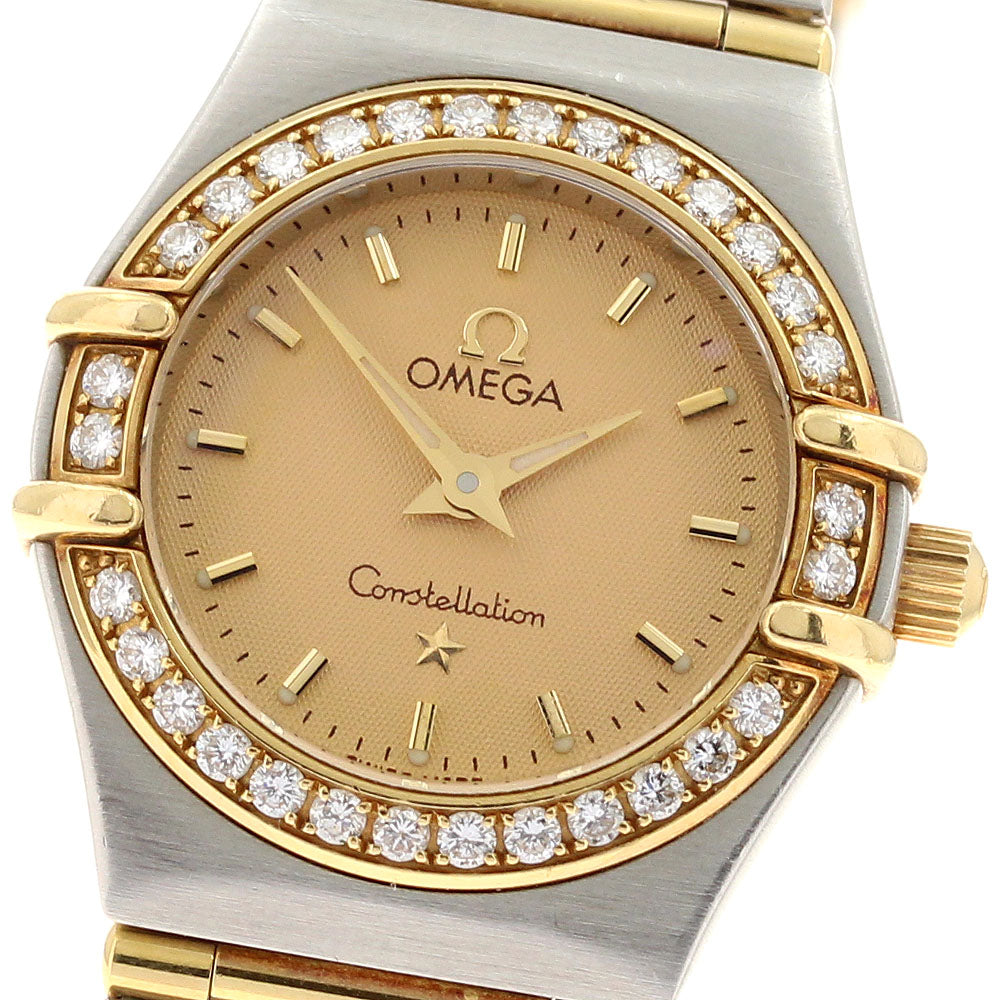 OMEGA Constellation Mini 1267.10 Diamond bezel Quartz Ladies Watch_915157