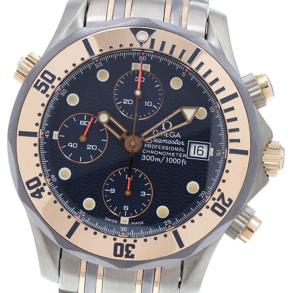 OMEGA Seamaster 300 Chronograph 2297.80 YG Automatic Men's Watch_915179