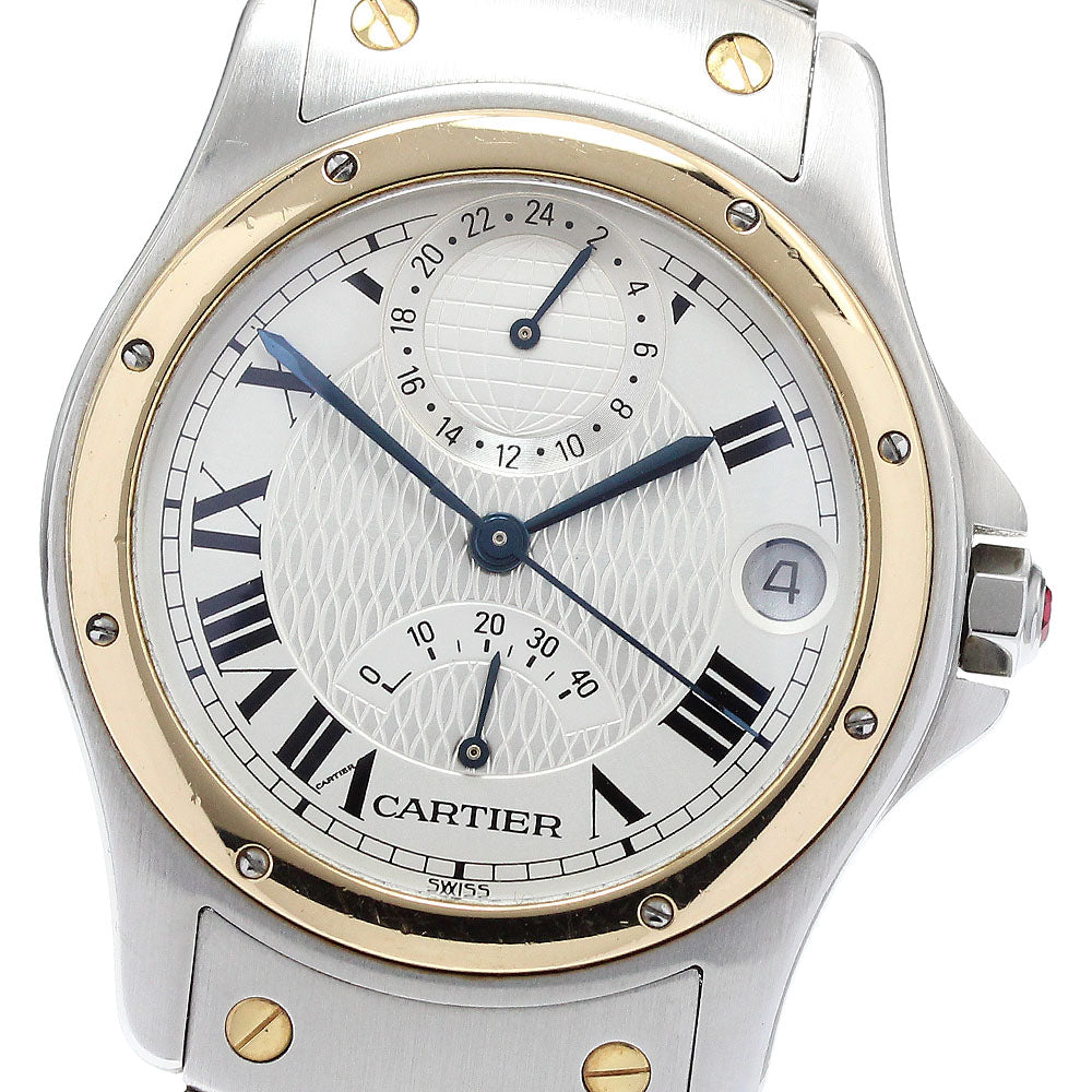 CARTIER Santos Rondo W20038R3 GMT 150th Anniversary Automatic Men's Watch_915186