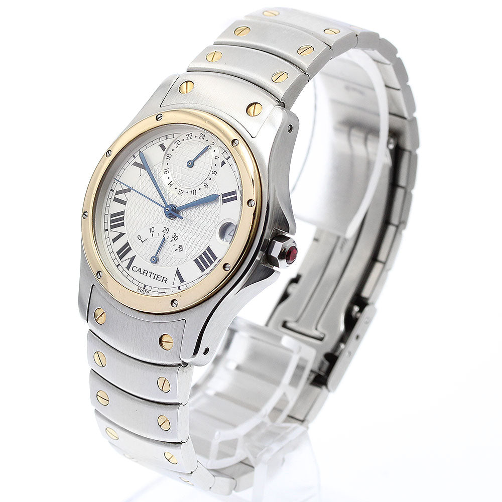 CARTIER Santos Rondo W20038R3 GMT 150th Anniversary Automatic Men's Watch_915186
