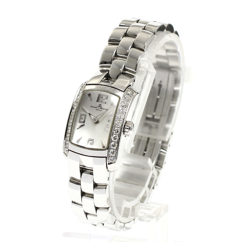 Baume & Mercier Hampton 65363 Side diamond Quartz Ladies Watch_915318