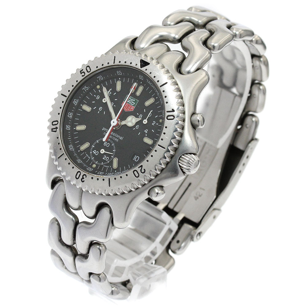 TAG HEUER S/el S39.306 Date Chronograph black Dial Quartz Men's Watch_915337