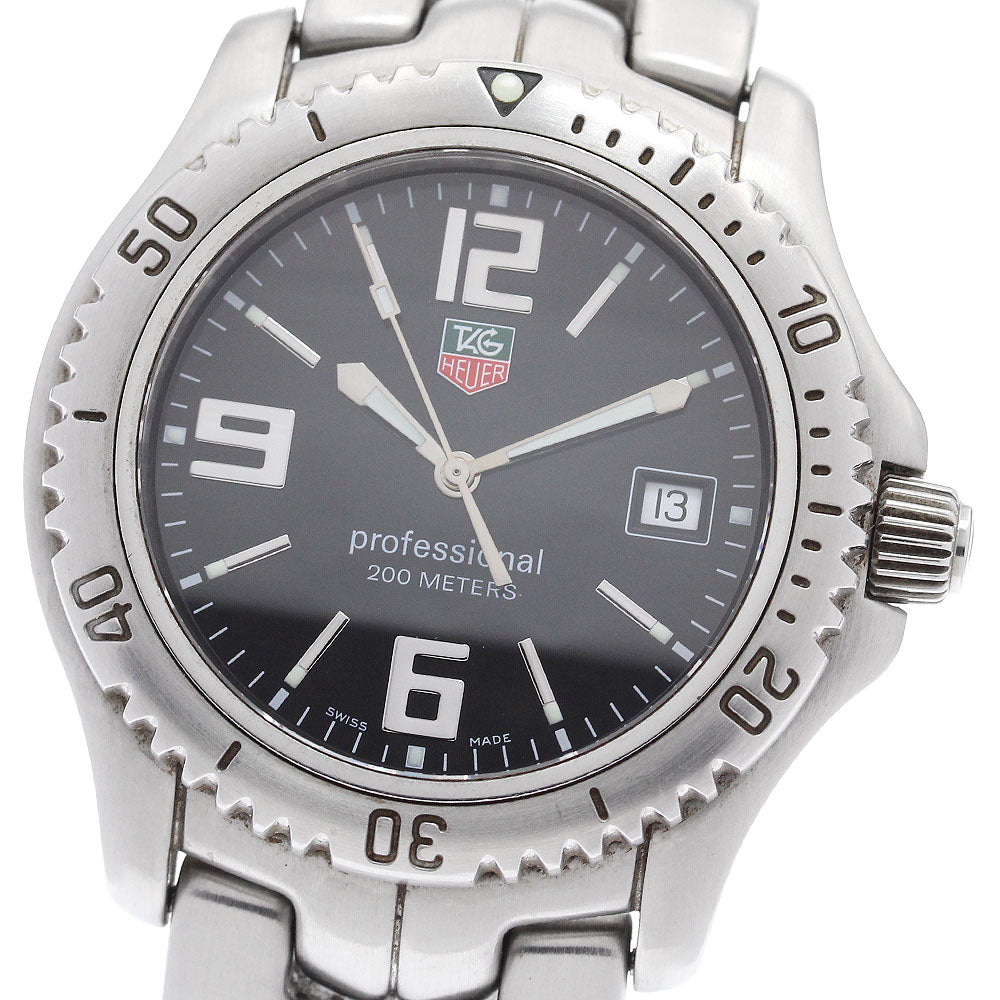 TAG HEUER Link WT1110 Date black Dial Quartz Men's Watch_915338