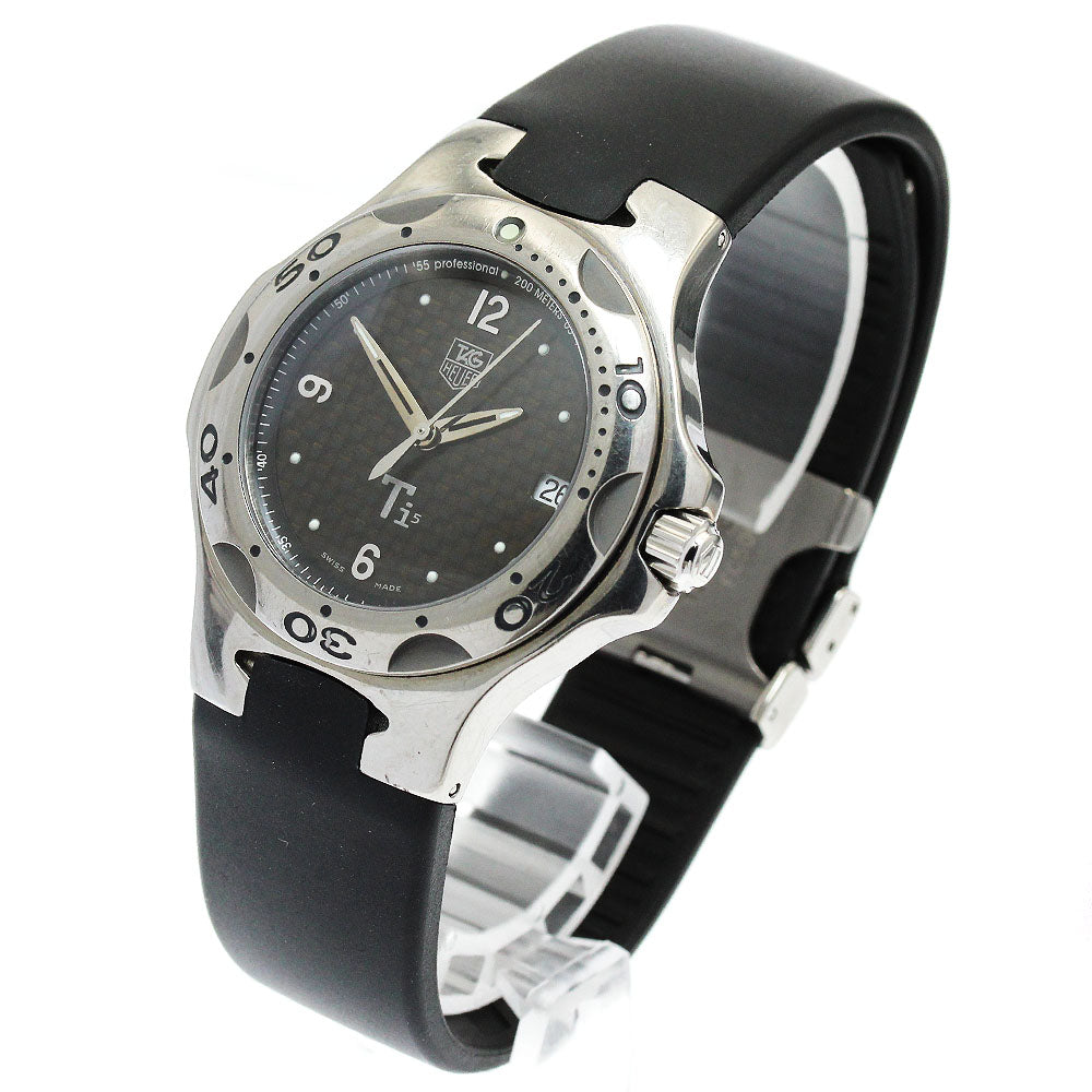 TAG HEUER Kylium WL1180 Date black Dial Quartz Men's Watch_915339