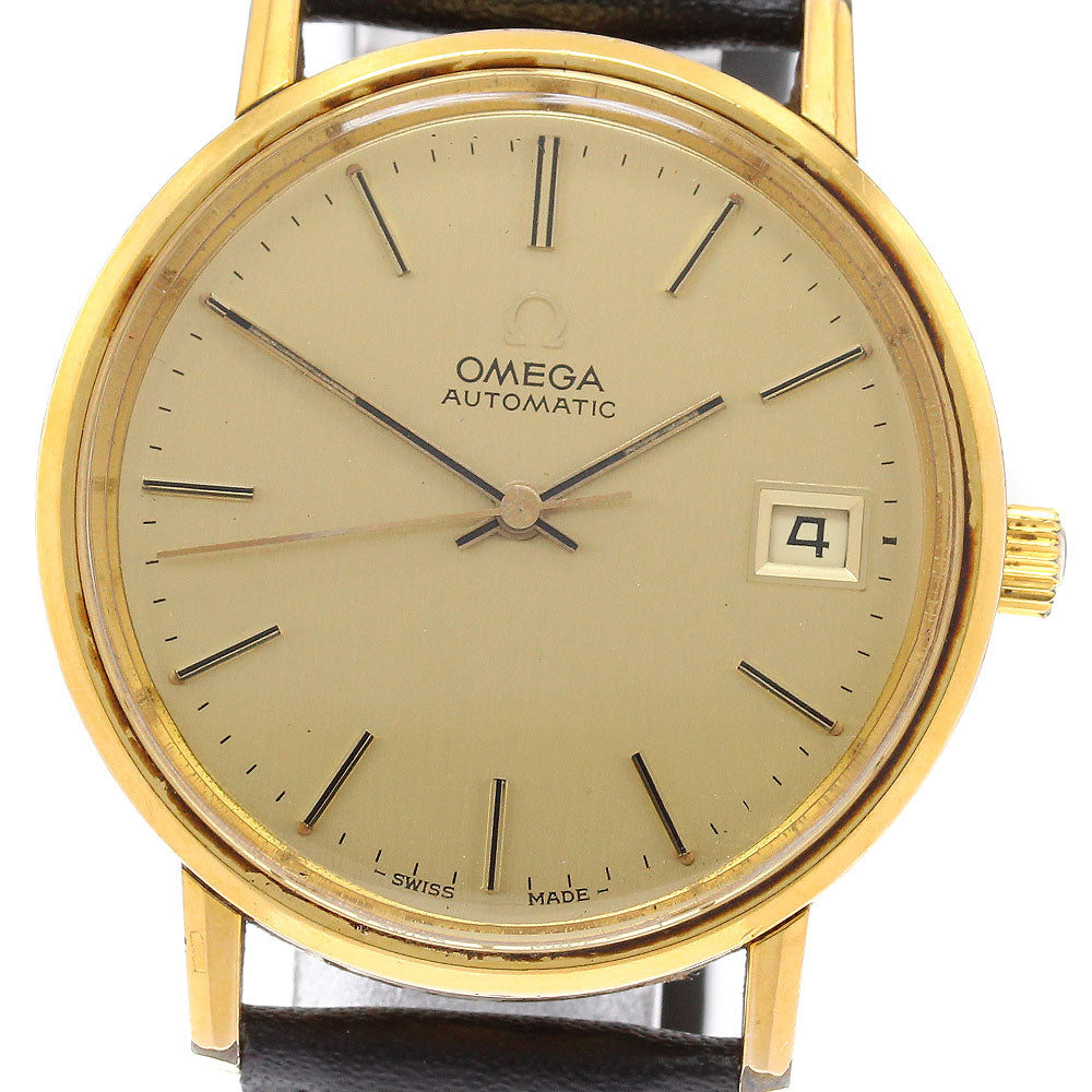 OMEGA 166.0202 Vintage date cal.1012 gold Dial Automatic Men's Watch_915342