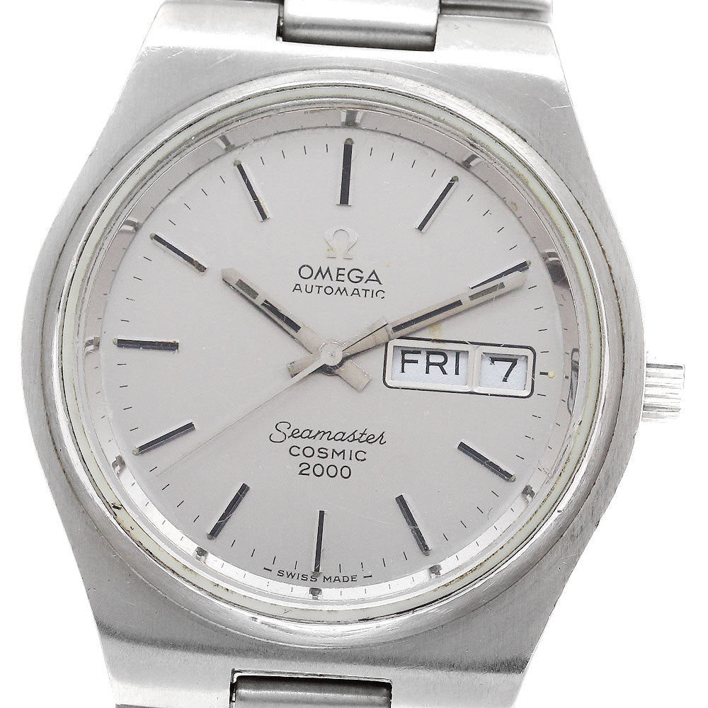 OMEGA Seamaster Cosmic 2000 Day date Silver Dial Automatic Men's Watch_915344