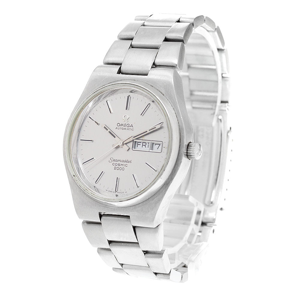 OMEGA Seamaster Cosmic 2000 Day date Silver Dial Automatic Men's Watch_915344