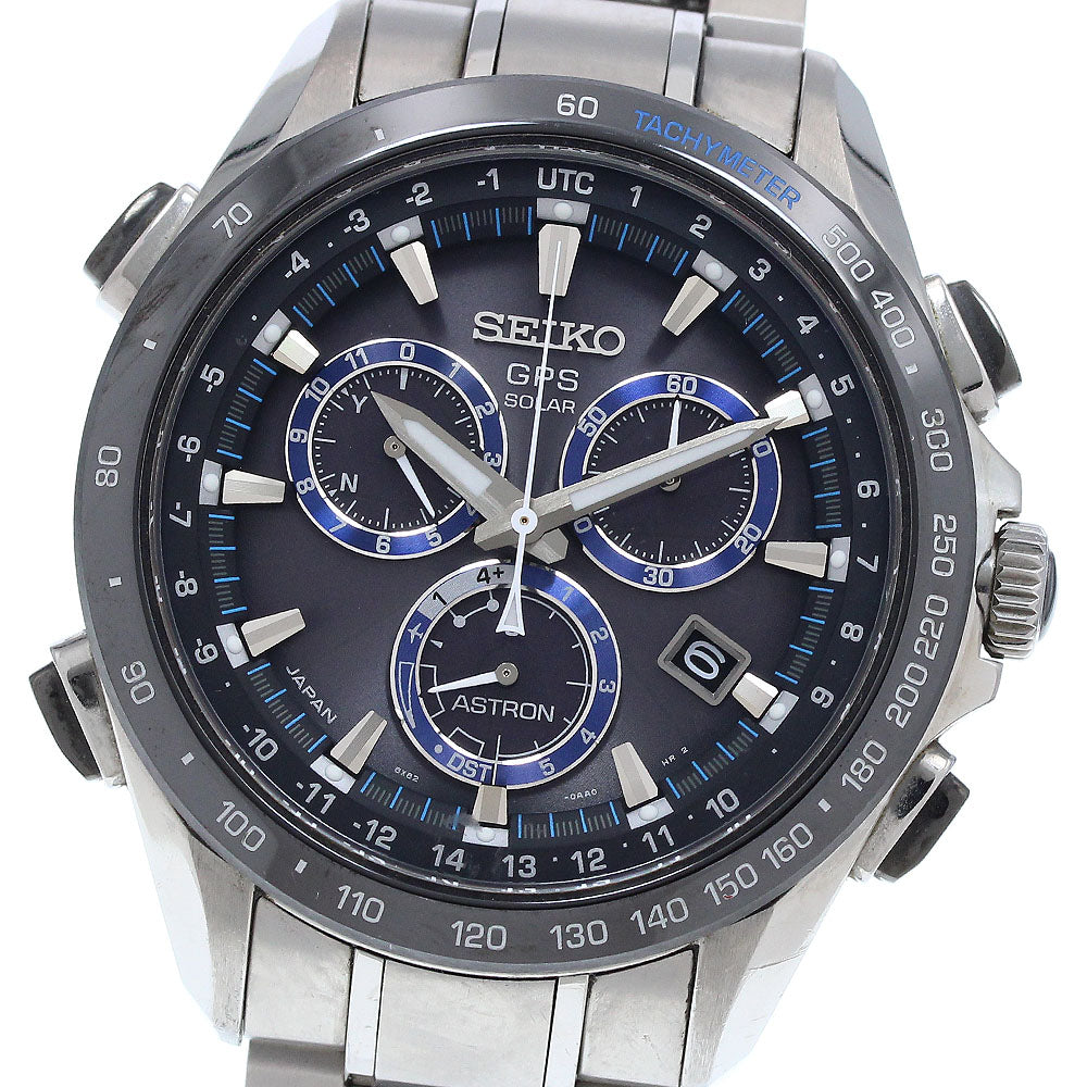 SEIKO Astron SBXB099/8X82-0AN0-1 GPS Solar Powered Radio Men's Watch_915350