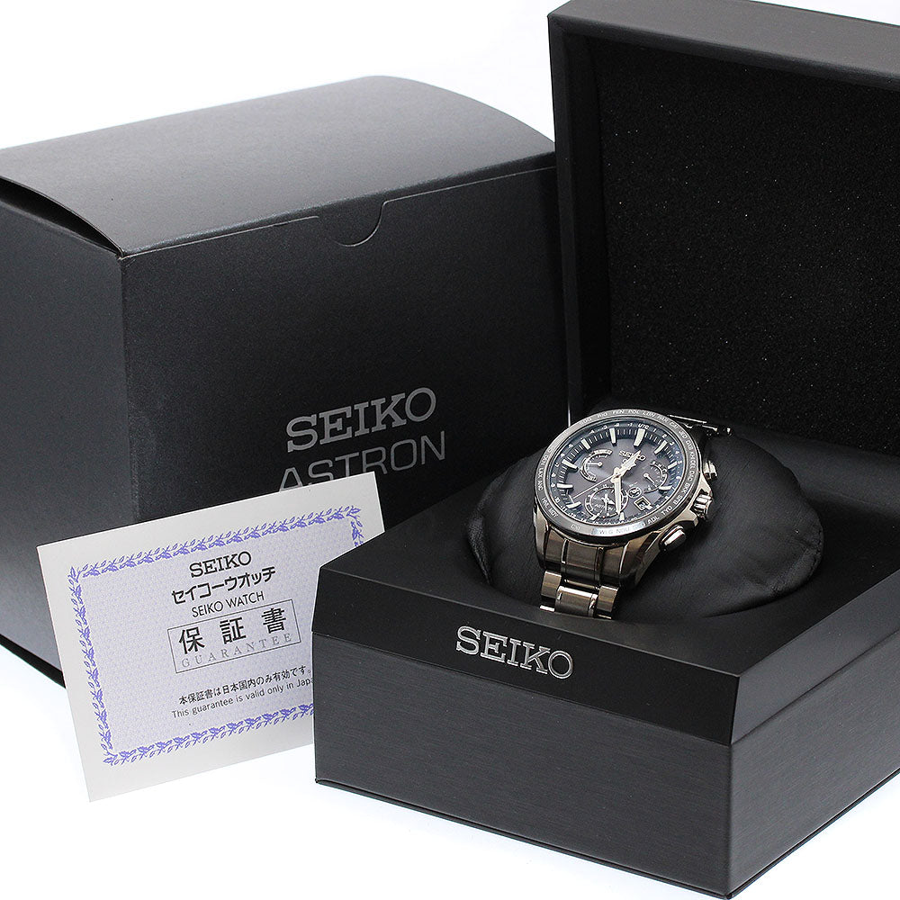 SEIKO Astron SBXB077/8X53-0AD0-2 Day date Solar Powered Radio Men's Watch_915359
