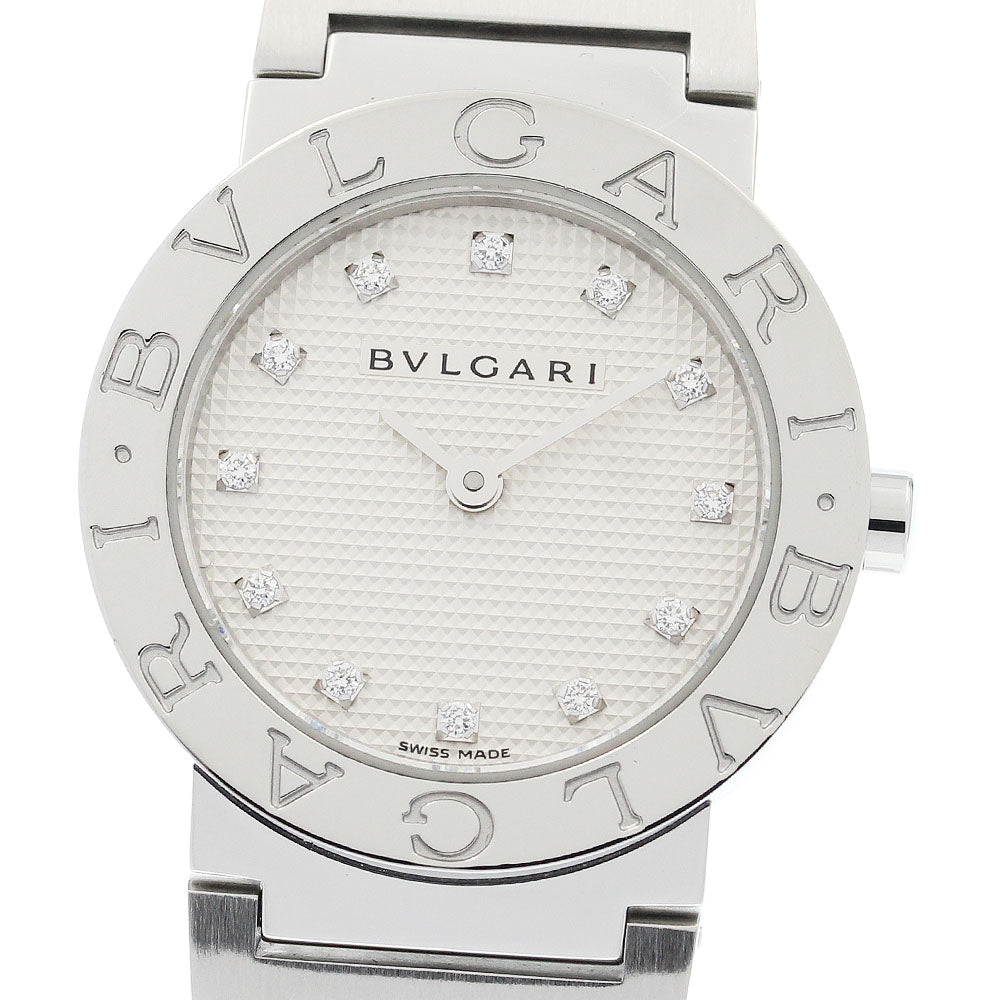 BVLGARI BVLGARIBVLGARI BB26SS Date 12P diamond Quartz Ladies Watch_915360