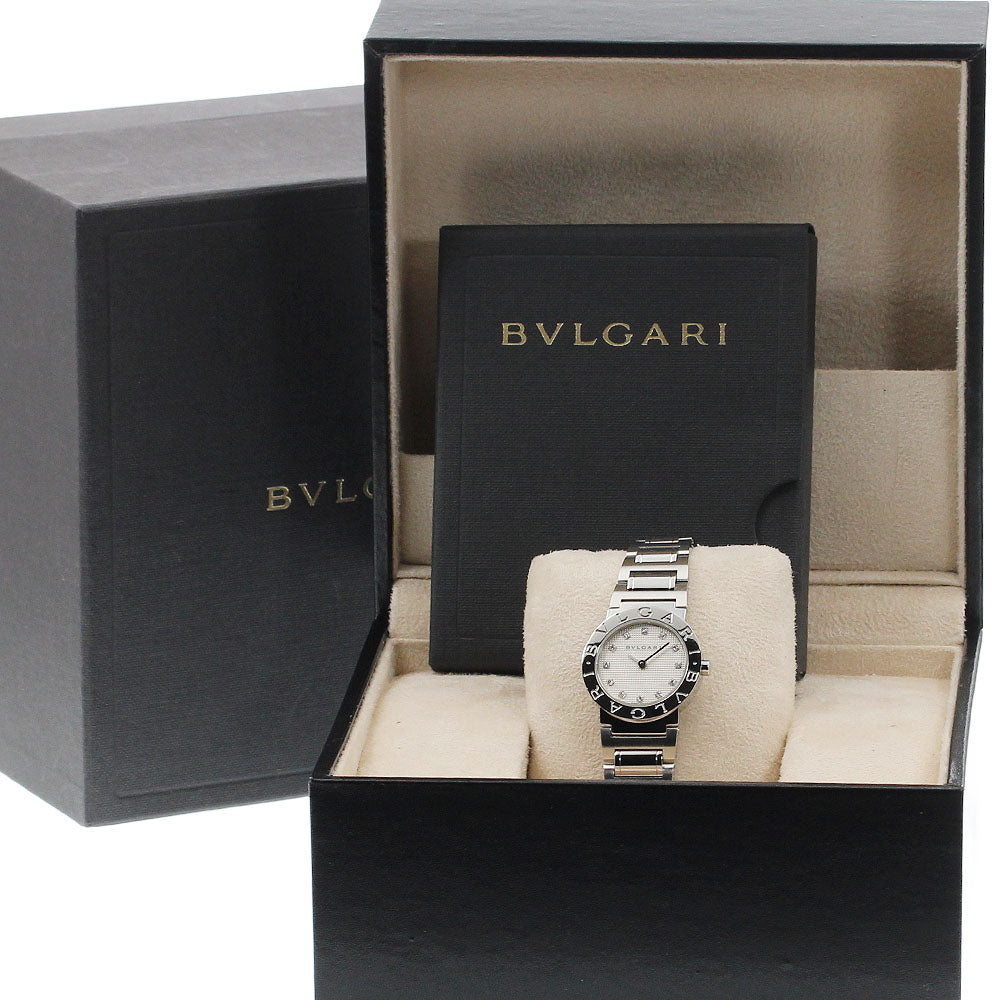 BVLGARI BVLGARIBVLGARI BB26SS Date 12P diamond Quartz Ladies Watch_915360