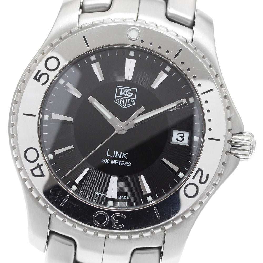TAG HEUER Link WJ1110-0 Date Black Dial Quartz Men's Watch_915362