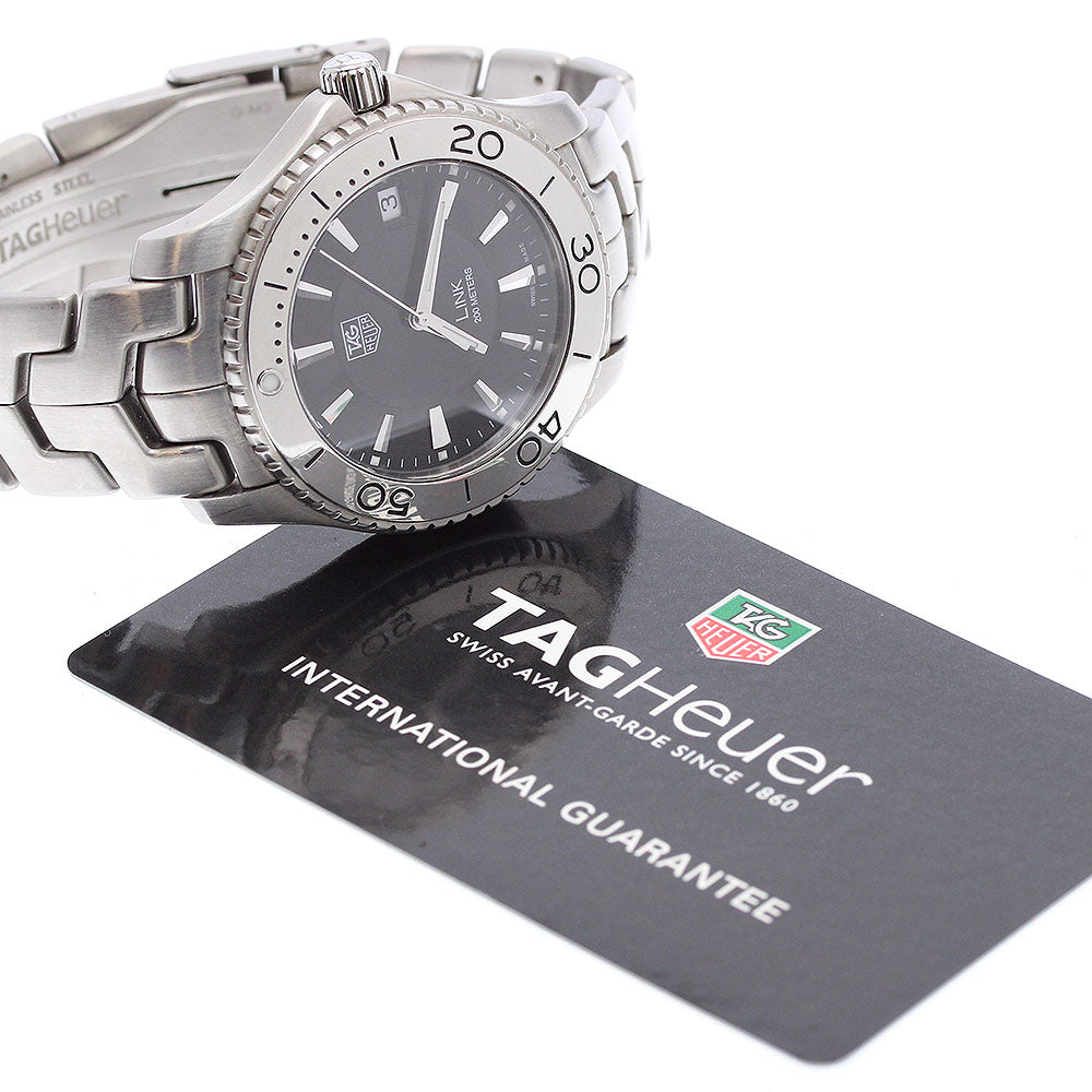 TAG HEUER Link WJ1110-0 Date Black Dial Quartz Men's Watch_915362