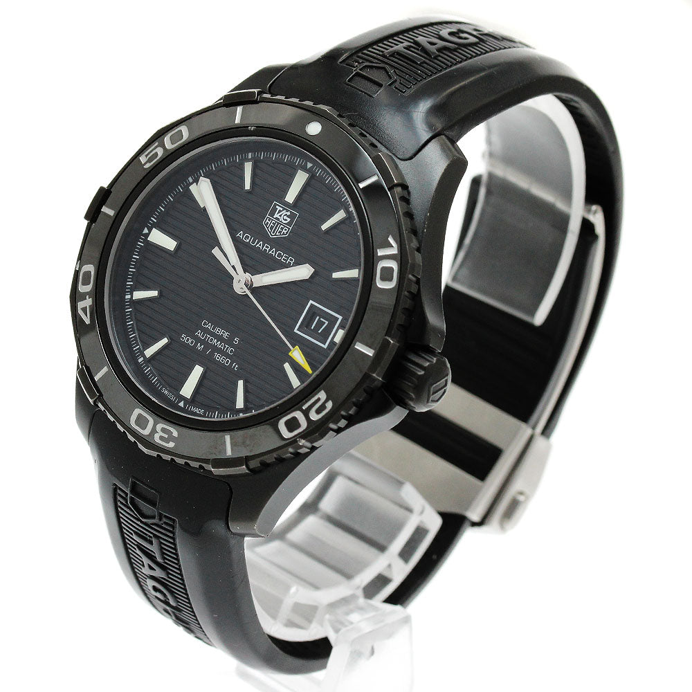 TAG HEUER Aqua racer WAK2180 Caliber 5 black Dial Automatic Men's Watch_915369