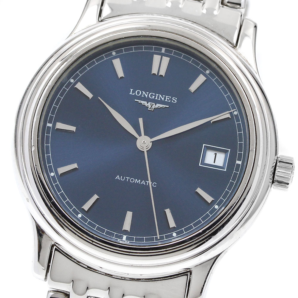 LONGINES Grand classic L4.707.4 Date Navy Dial Automatic Men's Watch_915405