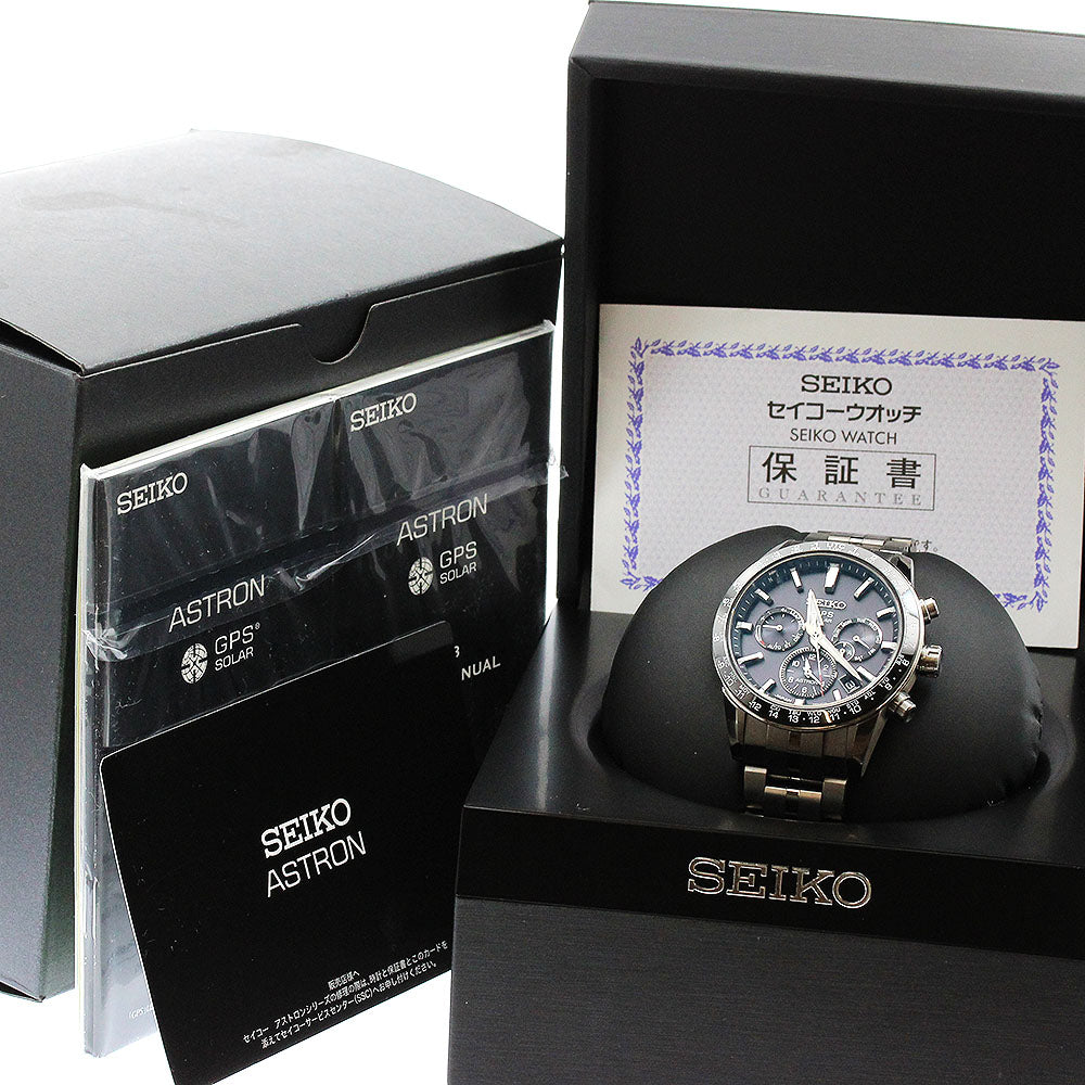 SEIKO Astron SBXC003/5X53-0AB0 GPS Solar Powered Radio Men's Watch_915406