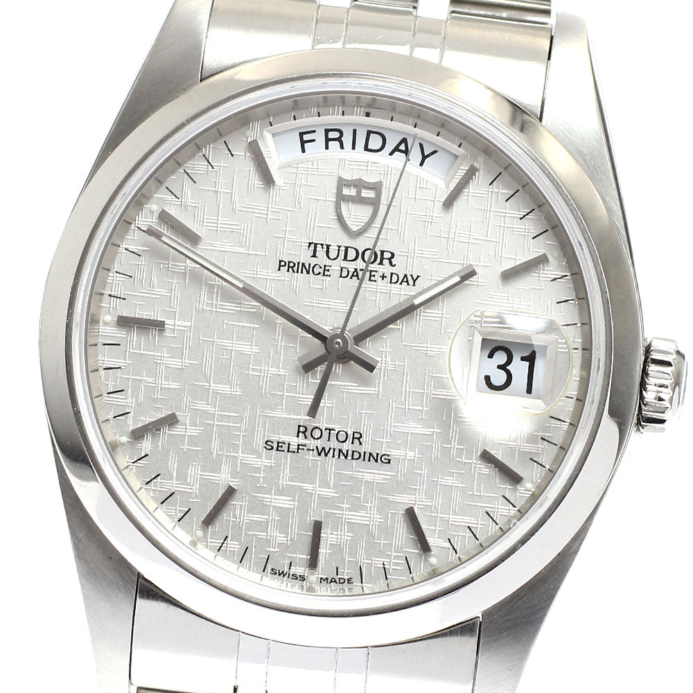 TUDOR Prince Date Day 76200 Silver Dial Automatic Men's Watch_915889