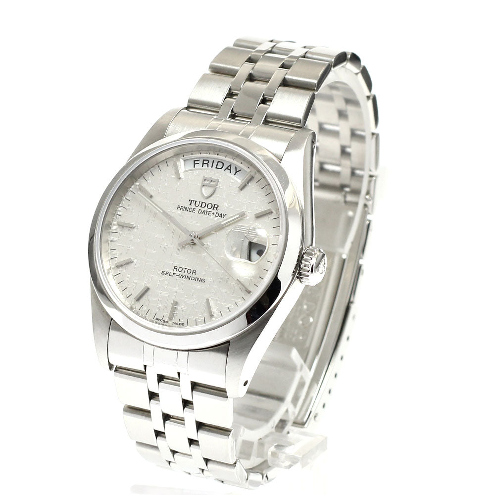 TUDOR Prince Date Day 76200 Silver Dial Automatic Men's Watch_915889