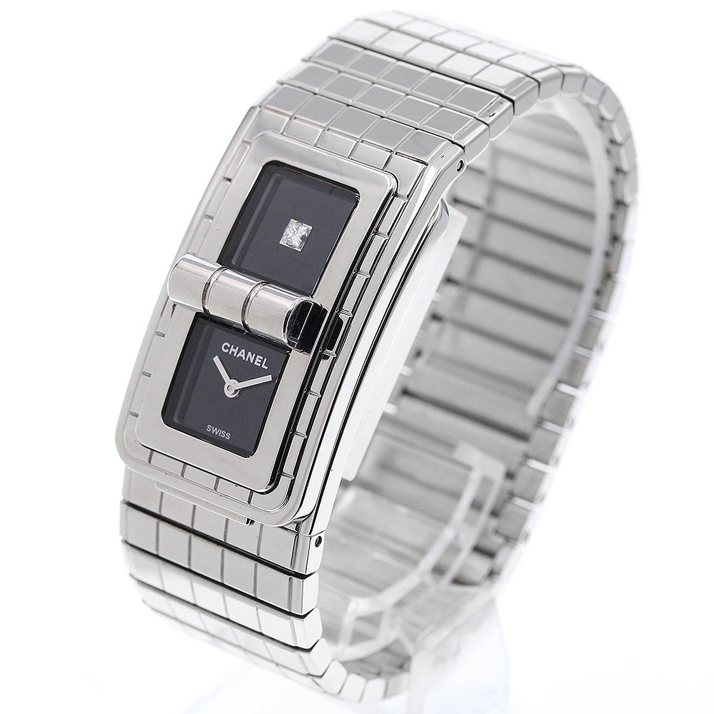 CHANEL Code Coco H5144 1P diamond Black Dial Quartz Ladies Watch_915893
