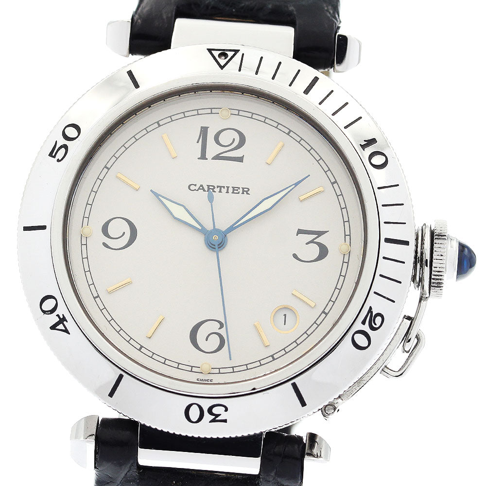 CARTIER Pasha 38MM W3100655 Date beige Dial Automatic Men's Watch_915971