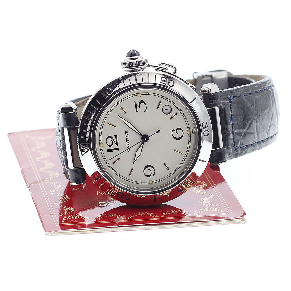 CARTIER Pasha 38MM W3100655 Date beige Dial Automatic Men's Watch_915971