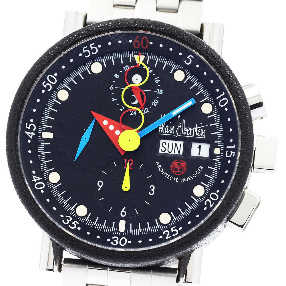 Alain Silberstein Chrono B Gummy KB41 Limited to 500 chronographs black Dial Automatic Men's Watch_915977